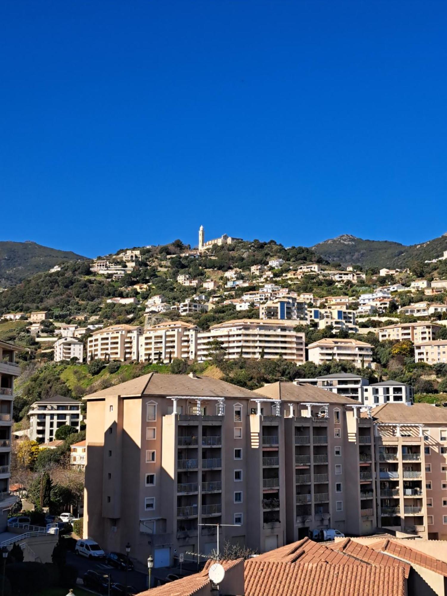 Grand T2 Proche Centre Ville, Vue Mer Et Montagne Bastia  Exterior photo